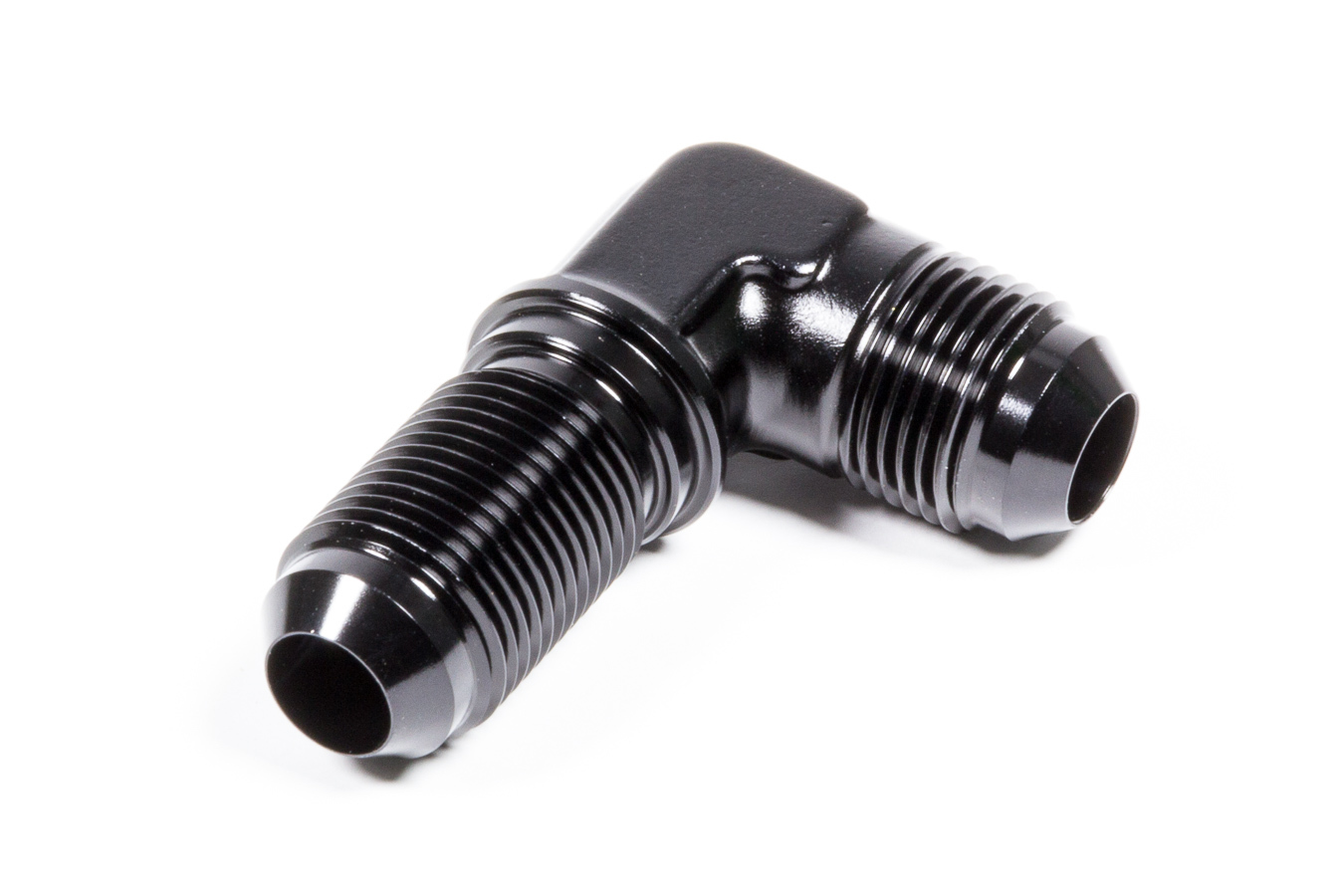 TRIPLE X RACE COMPONENTS #8 90 Degree AN Bulkhead HF-79008BLK