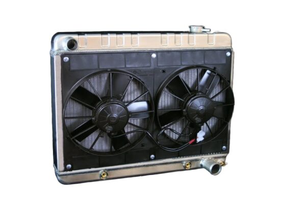 DEWITTS RADIATOR Radiator w/Fans Nova 62-67 Auto Trans Raw 32-4139010A