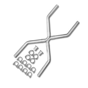 FLOWTECH 3.0in Universal X-Pipe Kit 53623FLT