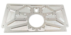 TRIPLE X RACE COMPONENTS Alum Rear Motor Plate Raised Rail Sprint Car SC-EG-0006