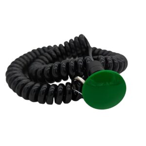 DRAG RACE SOLUTIONS Transbrake Mushroom Button w/Cord – Green 3109-1GRN