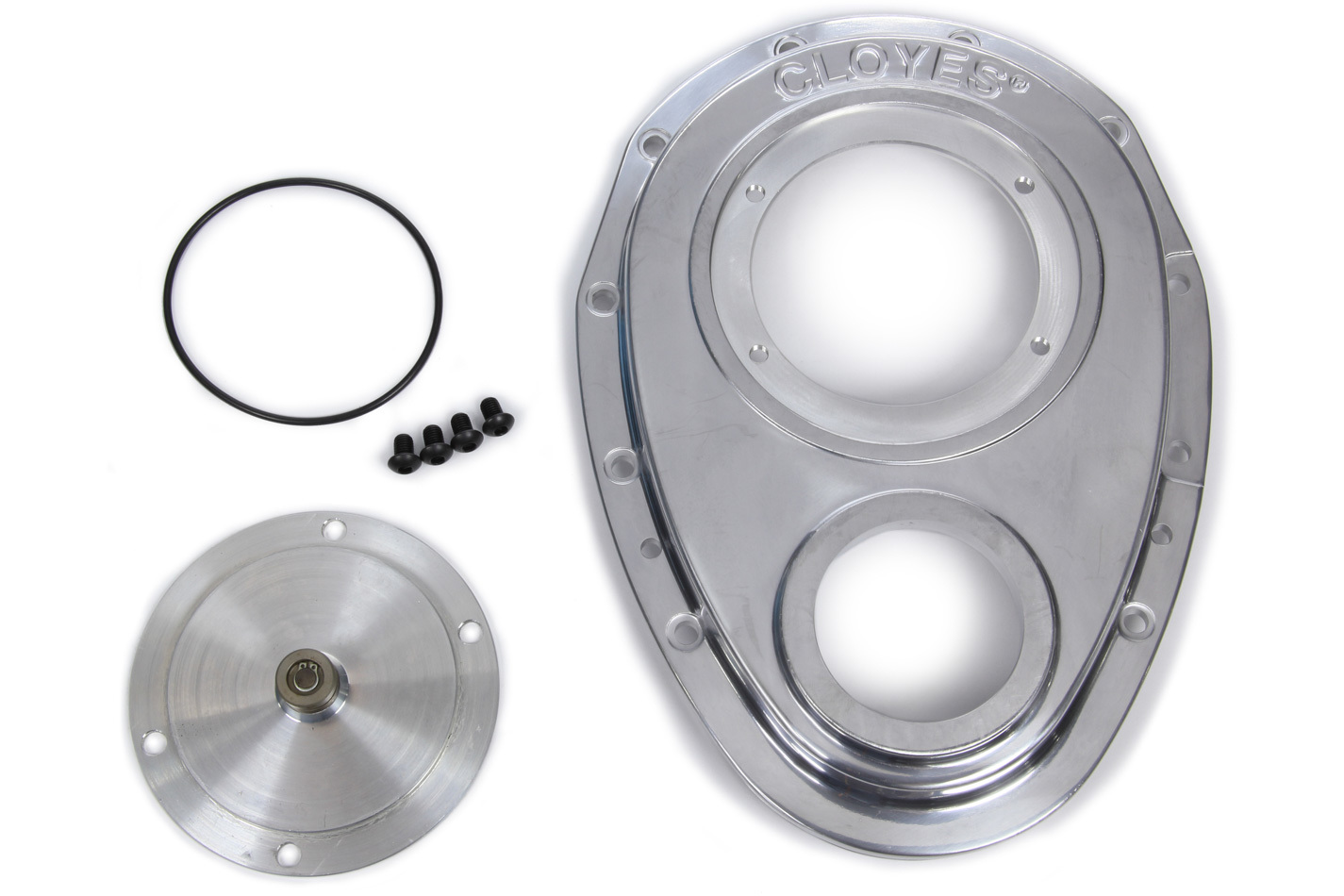 CLOYES Aluminum Timing Cover – SBC w/BBC Snout 9-227