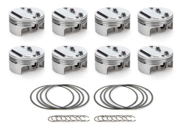 RACE TEC PISTONS SBC Dome Piston Set 4.040 Bore + 7.6cc 1000176