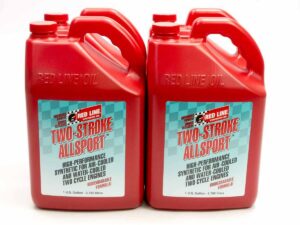 REDLINE OIL Two Stroke Allsport Oil Case 4 x 1 Gallon 40805