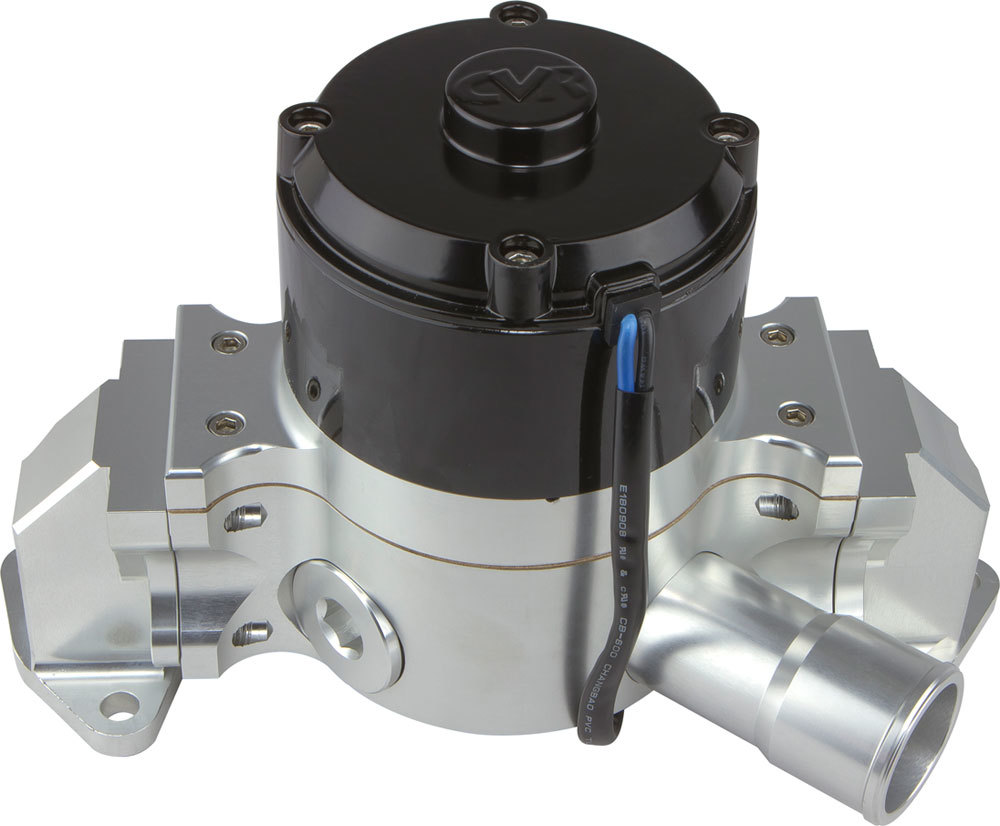 CVR PERFORMANCE SBF Billet Alum Electric Water Pump Clear 8502CL