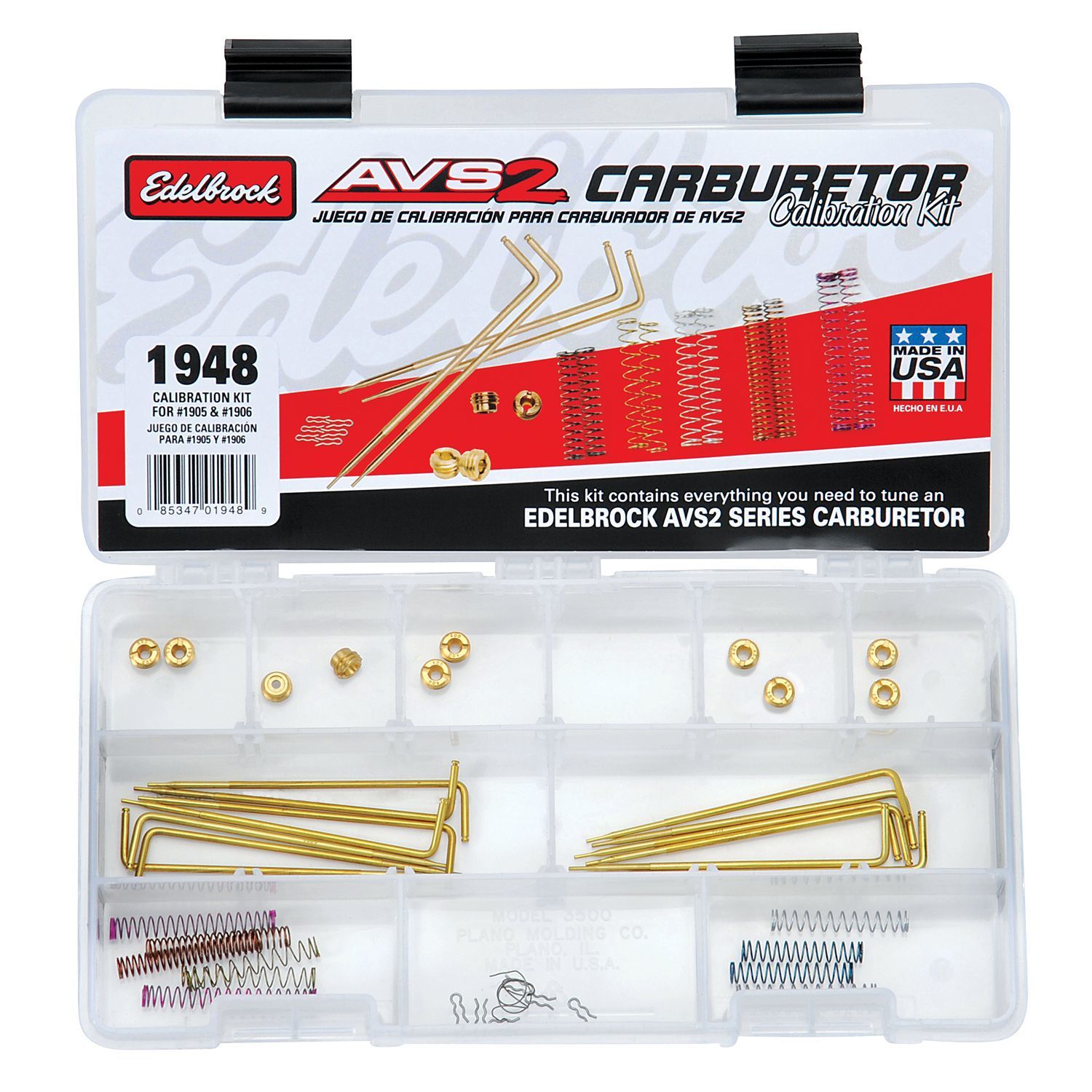 EDELBROCK Calibration Kit AVS2 650 Series 1905 & 1906 1948