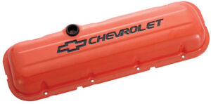 PROFORM BBC Valve Covers Stamped Chevrolet and Bowtie 141-789