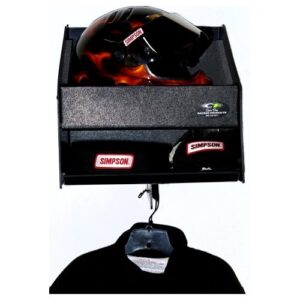 CLEAR ONE RACING PRODUCTS Deluxe Helmet 1 Bay w/ Shelf TC151