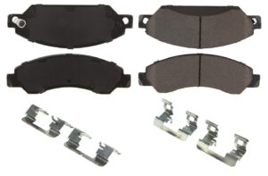 CENTRIC BRAKE PARTS Posi-Quiet Ceramic Brake Pads with Shims and Har 105.1092