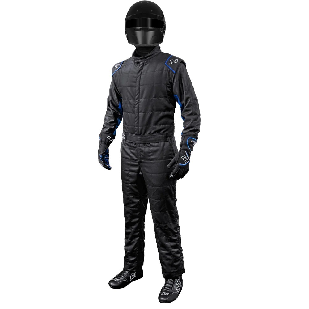 K1 RACEGEAR Suit Outlaw 4X-Large Black / Blue SFI 3.2A/5 20-OTL-NB-4XL