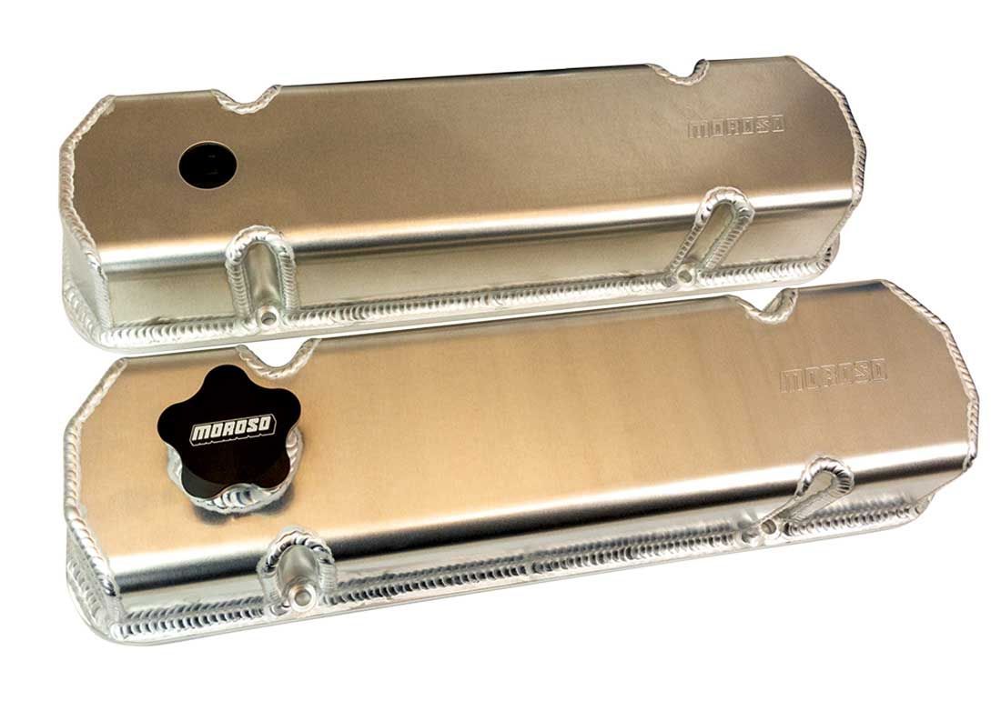 MOROSO Valve Cover Fabricated Alum Pontiac V8 68477