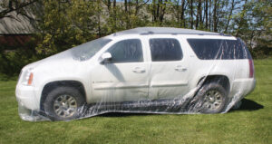 WOODWARD FAB Plastic Car Cover Large 24ft WFCCC-LARGE