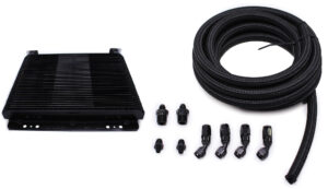FTI PERFORMANCE Transmission Cooler Kit Plate Type – Black F12003
