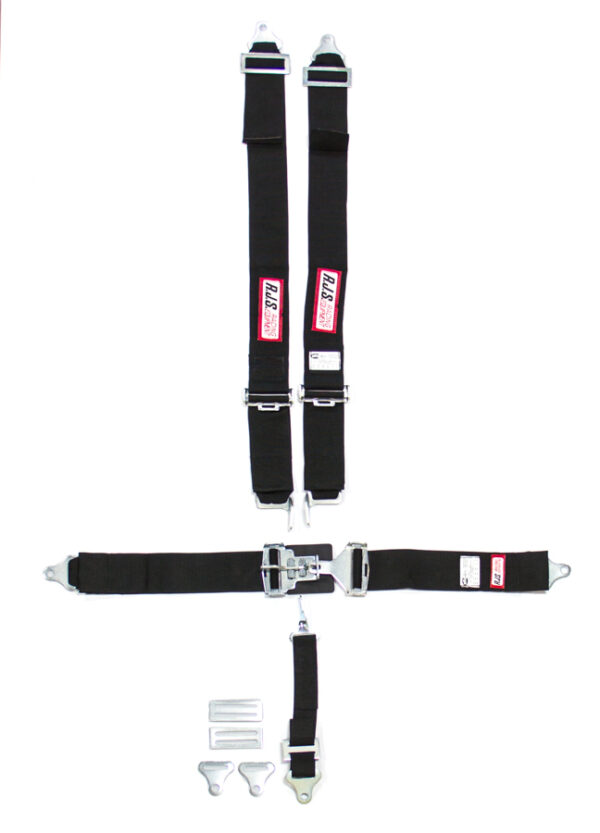 RJS SAFETY 5-Pt Harness System BK Ind Bolt In Mt 2in Sub 1127801