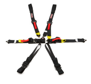 ZAMP Harness 6pt Black Cam L 2in Shoulder FIA HARN04F003