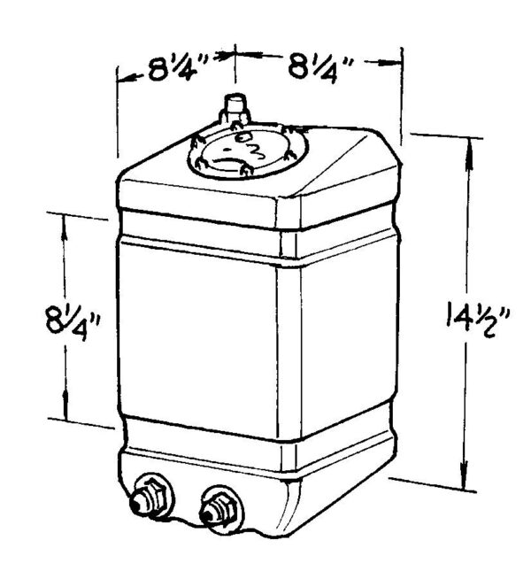 JAZ 3-Gallon Drag Race Cell 250-003-01