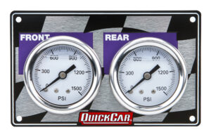 QUICKCAR RACING PRODUCTS Mini Brake Bias Gauge Panel Horizontal 61-103