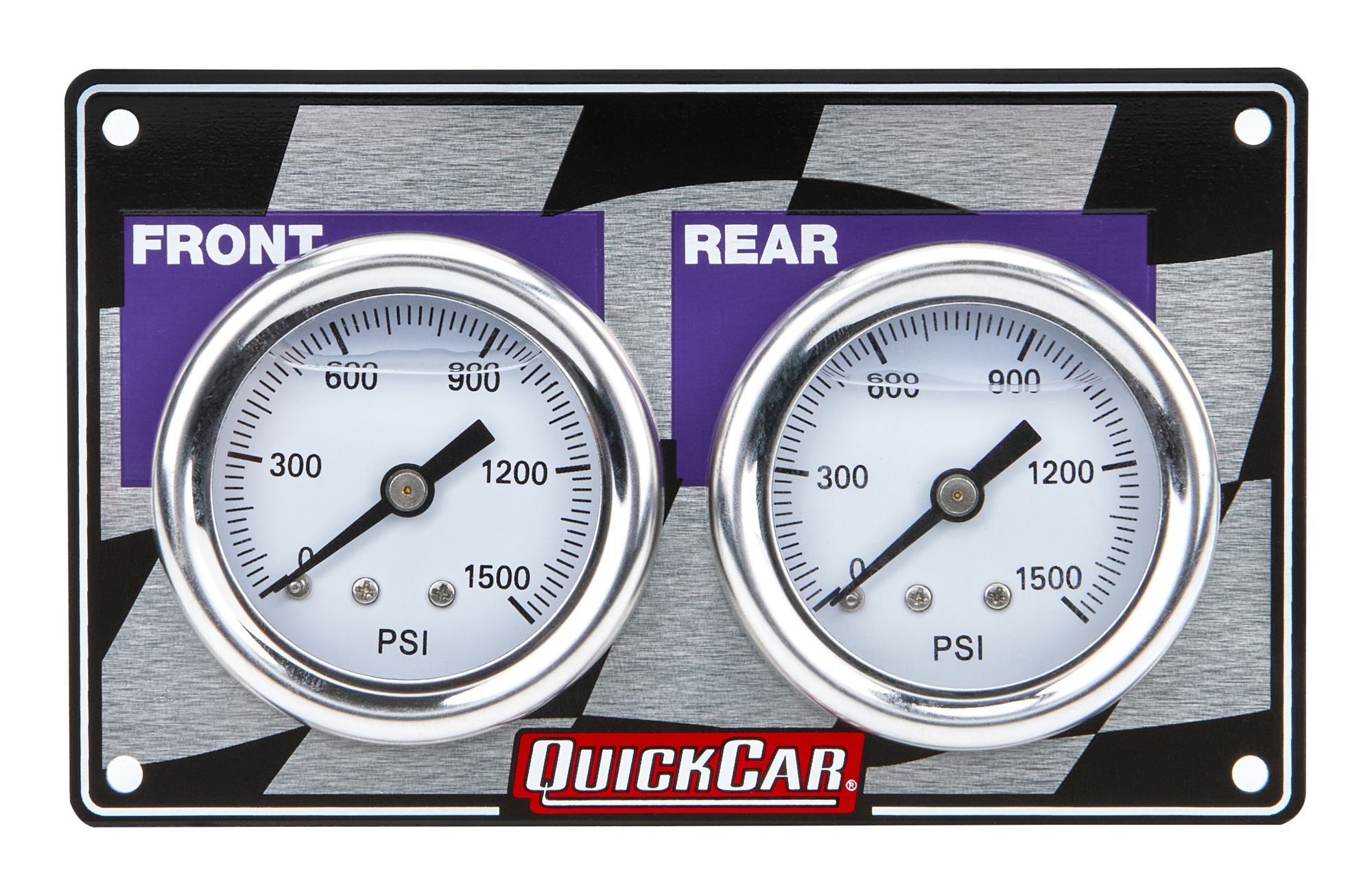 QUICKCAR RACING PRODUCTS Mini Brake Bias Gauge Panel Horizontal 61-103