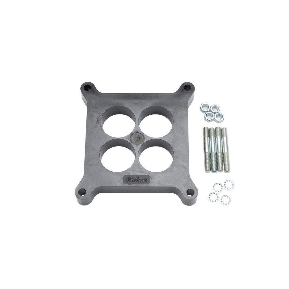 EDELBROCK Carburetor Spacer – 1in 4-Hole 8711