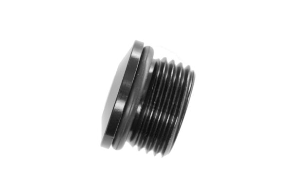 REDHORSE PERFORMANCE 6AN O-Ring Port Plug Black Low Profile 8814-06-2
