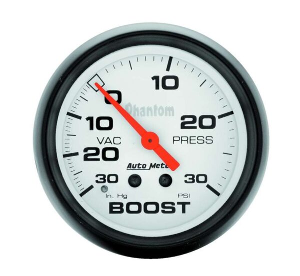 AUTOMETER 2-5/8in Phantom Boost Gauge 30psi 5803