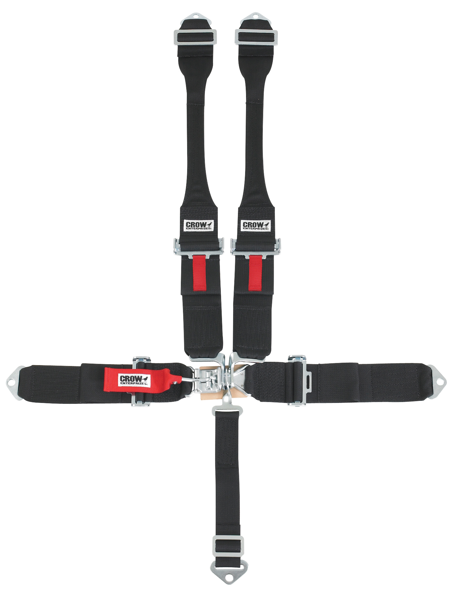 CROW SAFETY GEAR 5-Way L&L 52in Lap Belt- Indiv DB Harness B/I Wit 11004DBS