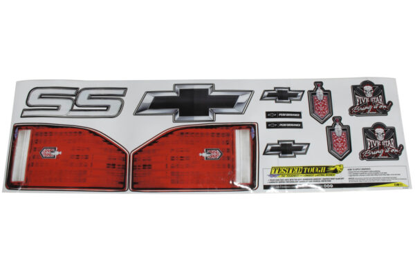 FIVESTAR Taillight Graphics MD3 88 Chevy Monte Carlo 021-450-ID