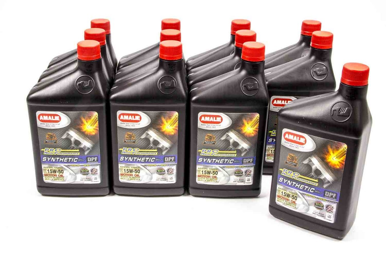 AMALIE PRO HP Syn Blend 15w50 Oil Case 12x1Qt 160-75636-56