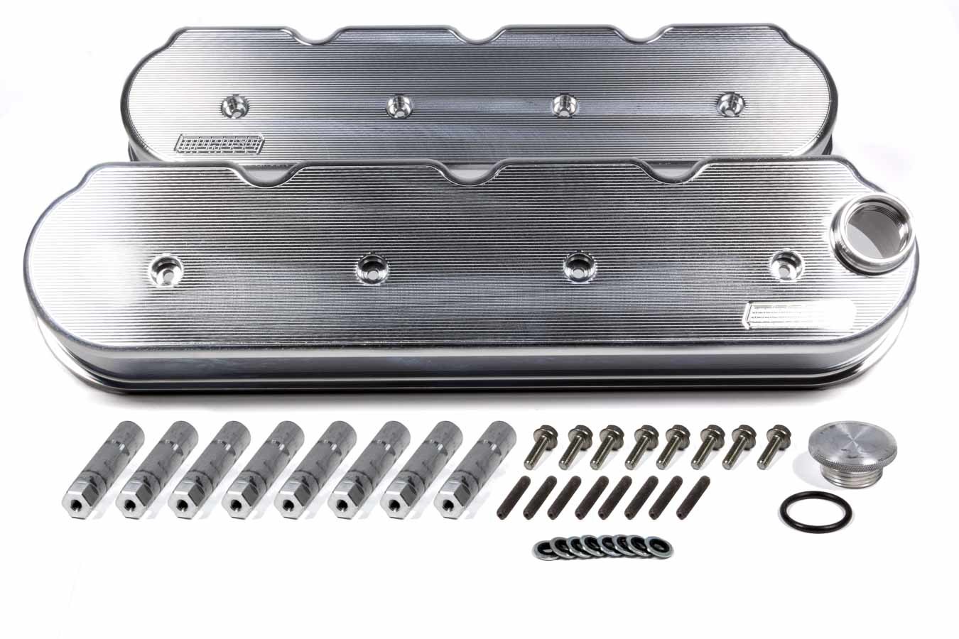 MOROSO GM LS Billet Alm. Valve Covers 2.5in Tall 68471