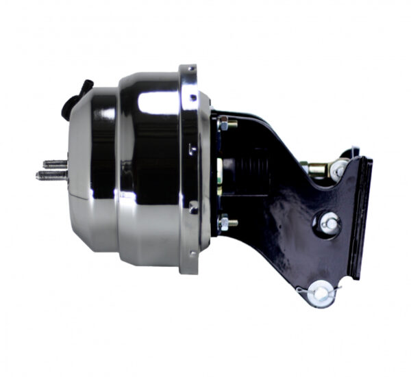 LEED BRAKES 8in Dual Power Booster With Bracket Chrome 79