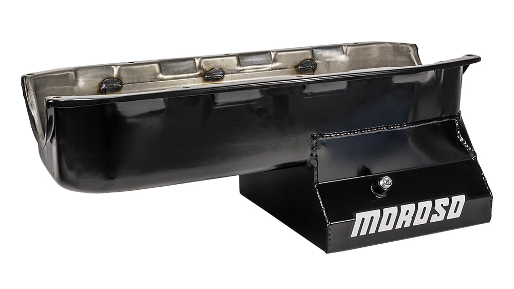 MOROSO SBC Steel Oil Pan – 7qt. w/Windage Tray 20196