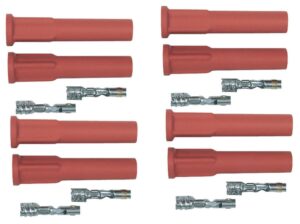 MSD IGNITION Straight Spark Plug Boots – 8-pack 8854