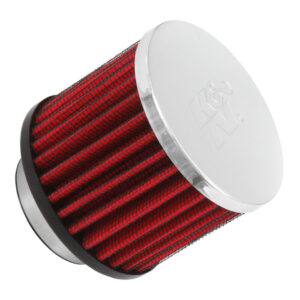 K AND N ENGINEERING 1.5in Breather No Shield Chrome Top 62-1460
