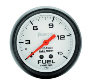 AUTOMETER 2-5/8in Phantom Fuel Press. Gauge 0-15psi 5810