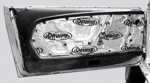DYNAMAT 67-68 Mustang Door Kit Custom Cut XFO M1 D2