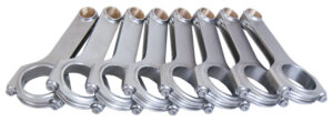 EAGLE SBC 4340 Forged H-Beam Rods 6.000 w/ARP 2000 CRS6000BST2000