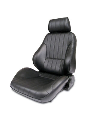 SCAT ENTERPRISES Rally Recliner Seat – LH – Black Vinyl 80-1000-51L