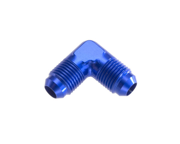 REDHORSE PERFORMANCE 8an Male 90-Deg Flare Adapter Fitting Blue 821-08-1