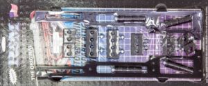 R AND M SPECIALTIES Spark Plug Wire Loom SBC Black Vertical Style 1101-90-K