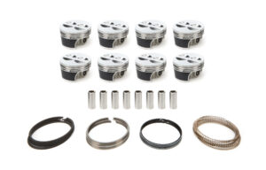SPORTSMAN RACING PRODUCTS SBC FT ProPiston Set w/ Rings 4.005 Bore -4.5cc 324864