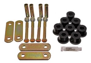 ENERGY SUSPENSION 67-81 Camaro Shackle Set w/o Sprng Bush Black 3.2135G