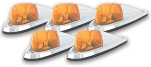 PACER PERFORMANCE LED Amber Deluxe Chrome 5 Light Kit 20-106