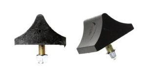ENERGY SUSPENSION Bump Stop 1-3/8 x 2-3/8 x 2 Rect Pointed Pair 9.9119G