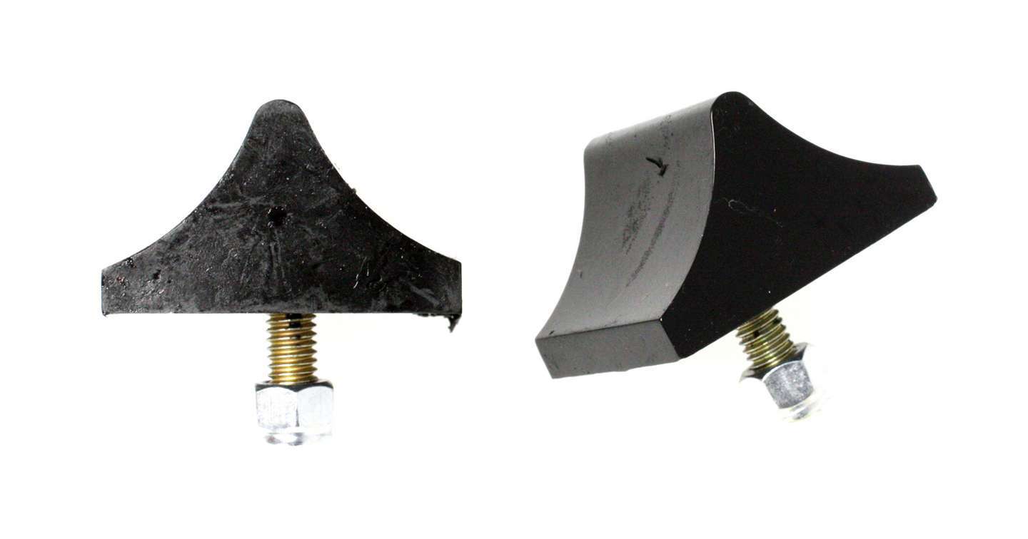 ENERGY SUSPENSION Bump Stop 1-3/8 x 2-3/8 x 2 Rect Pointed Pair 9.9119G