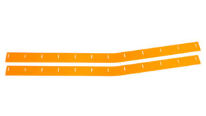 FIVESTAR 88 MD3 Monte Carlo Wear Strips Flourescent Org 021-400-FO