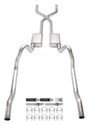 PYPES PERFORMANCE EXHAUST 66-74 Mopar B-Body Crossmember Back Exhaust SMB13S