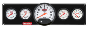 QUICKCAR RACING PRODUCTS Extreme 4-1 Panel w/Tach OP/WT/OT/VT Black 61-7757