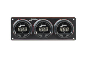 LONGACRE Waterproof LED 3 Gauge Panel OP/WT/FP 52-44662
