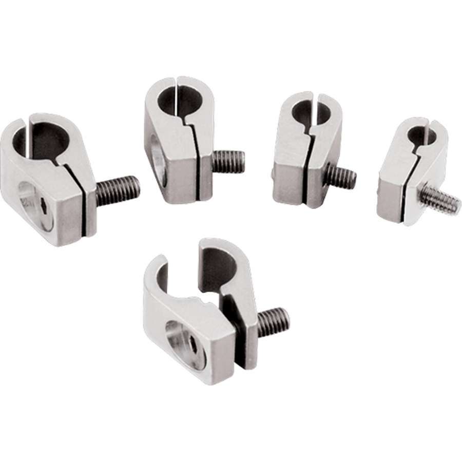 BILLET SPECIALTIES Billet Line Clamps 1/2in 4pcs 65510
