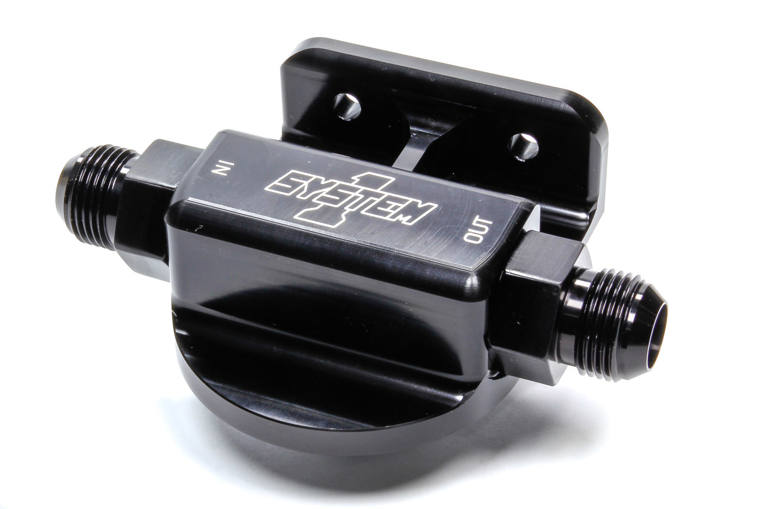 SYSTEM ONE Remote Oil Filter Mount w/LH Side 12an Port 222-90007-12B
